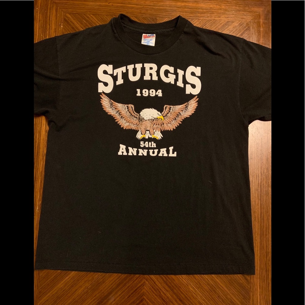 vintage single stitch sturgis tee